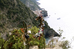along the hike    